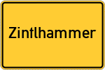 Place name sign Zintlhammer