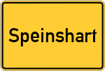 Place name sign Speinshart