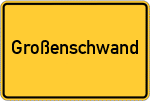 Place name sign Großenschwand