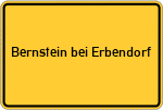 Place name sign Bernstein bei Erbendorf