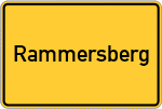 Place name sign Rammersberg