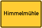 Place name sign Himmelmühle