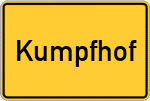 Place name sign Kumpfhof