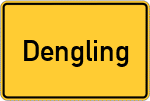 Place name sign Dengling