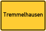 Place name sign Tremmelhausen