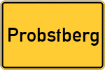 Place name sign Probstberg