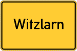 Place name sign Witzlarn