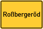 Place name sign Roßbergeröd