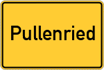 Place name sign Pullenried