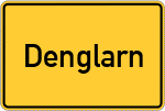 Place name sign Denglarn