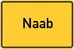 Place name sign Naab