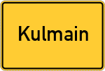 Place name sign Kulmain