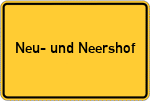 Place name sign Neu- und Neershof