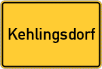 Place name sign Kehlingsdorf