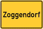 Place name sign Zoggendorf, Oberfranken