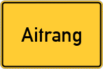 Place name sign Aitrang