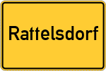 Place name sign Rattelsdorf