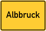 Place name sign Albbruck