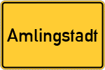 Place name sign Amlingstadt