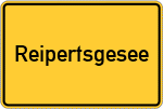 Place name sign Reipertsgesee