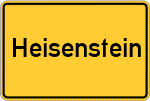 Place name sign Heisenstein