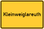 Place name sign Kleinweiglareuth