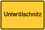 Place name sign Unterölschnitz