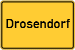 Place name sign Drosendorf