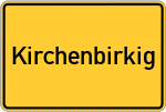 Place name sign Kirchenbirkig