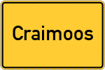 Place name sign Craimoos