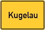 Place name sign Kugelau