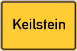 Place name sign Keilstein, Oberfranken