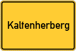 Place name sign Kaltenherberg