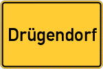 Place name sign Drügendorf