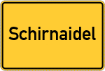 Place name sign Schirnaidel