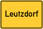 Place name sign Leutzdorf