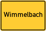 Place name sign Wimmelbach, Oberfranken