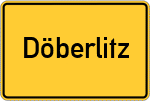 Place name sign Döberlitz