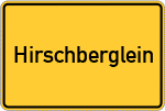 Place name sign Hirschberglein