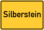 Place name sign Silberstein