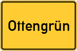 Place name sign Ottengrün