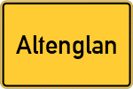 Place name sign Altenglan
