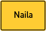 Place name sign Naila