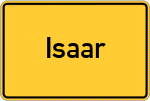 Place name sign Isaar