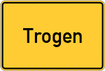 Place name sign Trogen