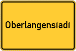 Place name sign Oberlangenstadt