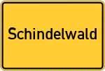 Place name sign Schindelwald
