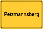 Place name sign Petzmannsberg