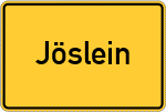 Place name sign Jöslein