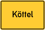 Place name sign Köttel